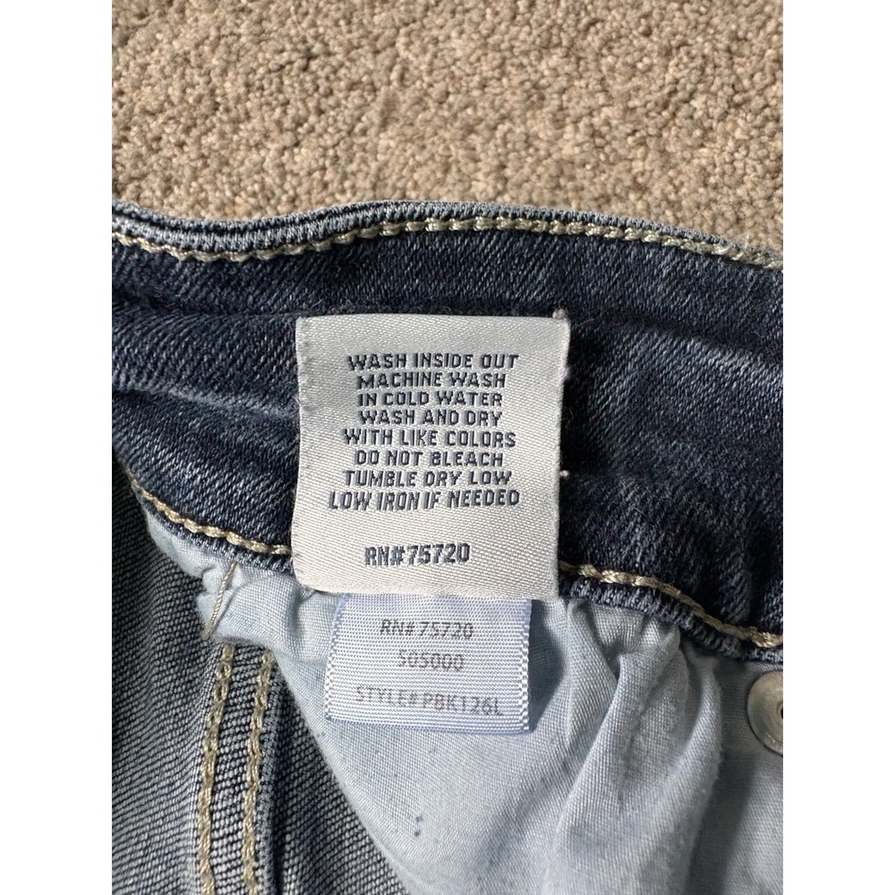 BKE Billie Jeans Womens Size 28x33.5 Slim Fit High-Rise Bootcut Distressed Denim - Picture 5 of 10